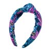 Lilly Pulitzer Blue Top Knot Headband for Women, Colorful Knotted Headband, Cute Hair Accessories for Women & Girls, Calypso Coast