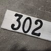 House Address Numbers 4 Inch Height - Cast Iron House Number - Rustproof Black Finish - Number 1