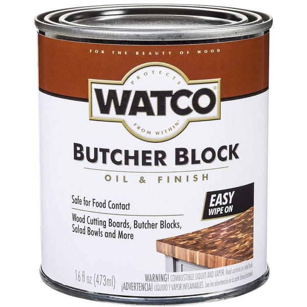 Rust-Oleum Corporation Watco 241758 Butcher Block Oil & Finish, Clear