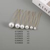 Rexnoz 18 PCS Pearl Hair Pins Bridal Hair Wedding hair Accessories, Pearl bobby pins, pearl pins for hair U shaped hair pins for Brides Bridesmaid Gril Women (Gold)