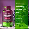 ORZAX Elderberry Capsules - Immune Support Supplement with Elderberry Vitamin C and Zinc - Antioxidants Supplement for Women and Men (60 Vegetable Capsules)