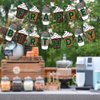 Frappe Coffee Birthday Decorations Pre-Strung Party Banner Frappe Coffee Cafe Party Supplies Favors