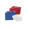 Avery Printable Tab Inserts for Hanging File Folders, 1/2" x 2", 1/5 Cut, White, 100 Index Tab Inserts (11136)