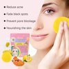 Turmeric Kojic Acid Cleansing Pads, Deep Cleansing Face Skin Kojic Acid and Turmeric Exfoliating Cleansing Pads for Face. (pink)