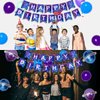 Galaxy Happy Birthday Banner Galaxy Space Astrology Party Decorations for Boys Girls Planet Starry Sky Themed Party Banner Supplies for Solar System Themed Birthday Party Nebula Bunting Decor