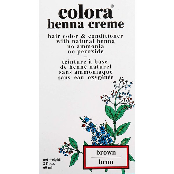 Colora Henna Creme Hair Color Brown 2oz (3 Pack)