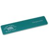 Soft Touch Sand Turtle Nail File Block, Soft Sponge, Teal 120 Grit Fine, 5 ¼ Inch, 5 Piece
