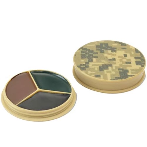 HME Camo Face Paint Kit with Mirror - Long-Lasting Non-Glare Easy-to-Use Concealment Makeup for Hunting in Compact Case, 3 Colors