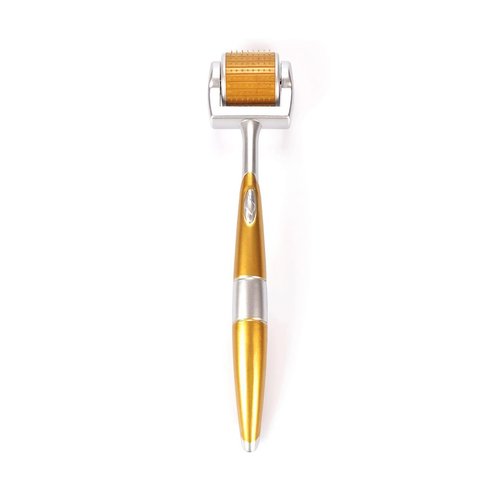 Professional Derma Roller 192 Individual Real Needles Titanium Micro Needles Skin Care Tools Microneedling Roller for Home Use with Storage Case & User Manual