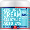 ASDToTio Urea Cream 42% - Premium Urea Foot Cream - With 2% Salicylic Acid, Tea Tree Oil, Shea Butter, Aloe Vera - For Feet, Hands, Heels, Elbows, Knees and More - 4 oz