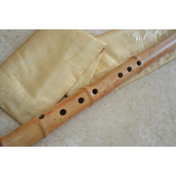 8 Hole Shakuhachi Dongxiao Bamboo Flute G Key Zen Instrument Natural shakuhachi style mouthpiece