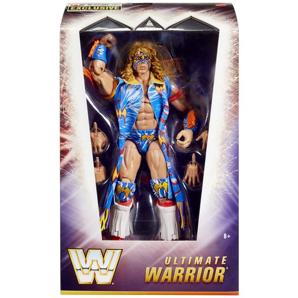 WWE Elite Ultimate Warrior Exclusive Wrestlemania 12 Wrestling Action Figure
