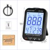 Ammonia Gas Meter NH3 Gas Monitor Sensor Range 0-100ppm, Resolution 0.1ppm with Temperature(℉/℃), Humidity, Backlight Display, Dual Alarm for Poultry, Farm, Home GC-535G