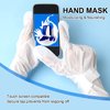 ROUSE Hand and Foot Mask Set, 3 Pack Foot Mask & 3 Pack Hand Mask for Dry Cracked Hand Heel, Moisturizing Glove & Socks with Nicotinamide + Shea Butter + Goat Milk
