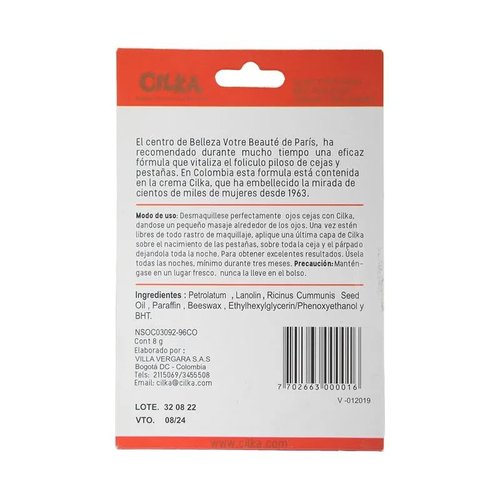 Cilka cejas y pestañas