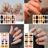 TailaiMei 14 Sheets Halloween Nail Wraps Stickers Nail Polish Strips Self-Adhesive Full Wraps with 2 pcs Nail Files for DIY Nail Art Decals (Bleeding Style)