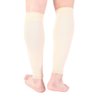 Doc Miller Calf Compression Sleeve 1 Pair 15-20 mmHg Firm Support Graduated for Sports Running Recovery Shin Splints Varicose Veins (Pale Skin, M)