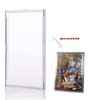 Tpoael Cards Sleeves Top Loaders 10 Hard Acrylic Card Protector Clear Card Brick + 2 Display Stand Fit for Trading Cards,Standard Sports Cards,Baseball Card Holder Cases Collectibles White