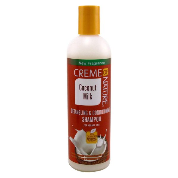 Creme Of Nature Coconut Milk Detangling Shampoo 12 Ounce (Pack of 2)