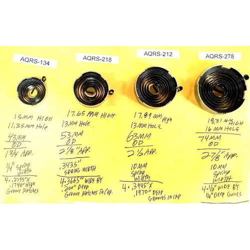 2-1/8" DRILL PRESS QUILL SPRING ASSEMBLY
