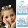 Hair Clips Set - 12PCS 3 Colors Claw Clips, 1.5 Inch Small Hair Clips, Banana Clip for Thin/Medium Fine Hair, Printing Barrettes for Women, Non-slip Hair Clips for Styling