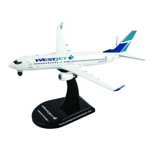 Daron Postage Stamp WESTJET 737-800 1/300 PS5815-1