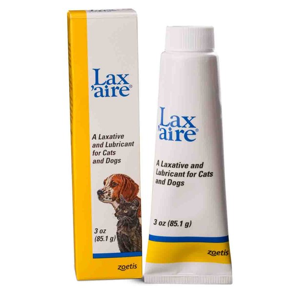 Lax'Aire Gentle Laxative and Lubricant for Cats Dogs - 3 oz.
