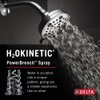 DELTA FAUCET 52638-18-PK H2Okinetic 5-Setting Contemporary Shower Head, Chrome
