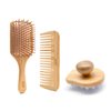 JDY Brush Bamboo Hair Brush &Shampoo Brush for Hair Growth and Dandruff Removal Wooden Shower Scalp Massager Wide Tooth Comb Scalp Scrubber or Women Men Wet Dry Hair Care