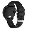 ISABAKE Watch Band for Garmin Forerunner 245/245 Music/Forerunner 645/645 Music,Compatible with Garmin Vivoactive 3 /Venu Sq/Vivomove HR，20mm Soft Silicone Replacement Wristbands (Black)