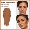 Oulac Matte Bronzer Powder Face Makeup with Mirror - Natural SunKissed Bronzer Look,Highly Pigmented Cream Bronzer, Long Lasting Glow, Easy to Blend, Vegan & Cruelty-Free BS04