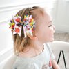 2Pcs School Bows for Girls, Back To School Hair Accessories, Cute Back To School Ribbon Bow Checkboard Designs Bows Hair Clips for Baby Girls School Students Hair Accessories