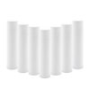 50 PCS White Plastic Empty Lip Balm Tubes Containers DIY Lipstick Lip Salve Tubes Holder Dispenser for Travel Business Trip Camping Hiking