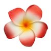 10 Pcs 7cm Multicolor Hawaiian Hair Clip Beach Foam Flower Headpieces for Wedding Party Accessories