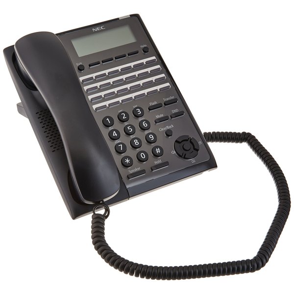 NEC SL2100 Digital 24-Button Telephone - NEC-BE117452, Black