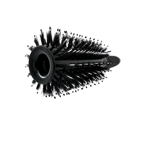 Phillips Brush Luxe Monster Vent 4 Poly-Tipped Professional Hair Brush (2.75” Diameter Barrel) – Black & Gold Vented Hairbrush, Mixed Boar Hair & Poly-Tipped Nylon Bristles