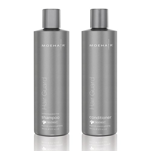 MOEHAIR Hair Guard Shampoo and Conditioner for Hair Loss | Hair growth shampoo and conditioner for women & men | Thickening Shampoo for thinning hair and hair loss | Hair Guard | Sulfate and Paraben Free Shampoo and Conditioner Set |12 Fl Oz