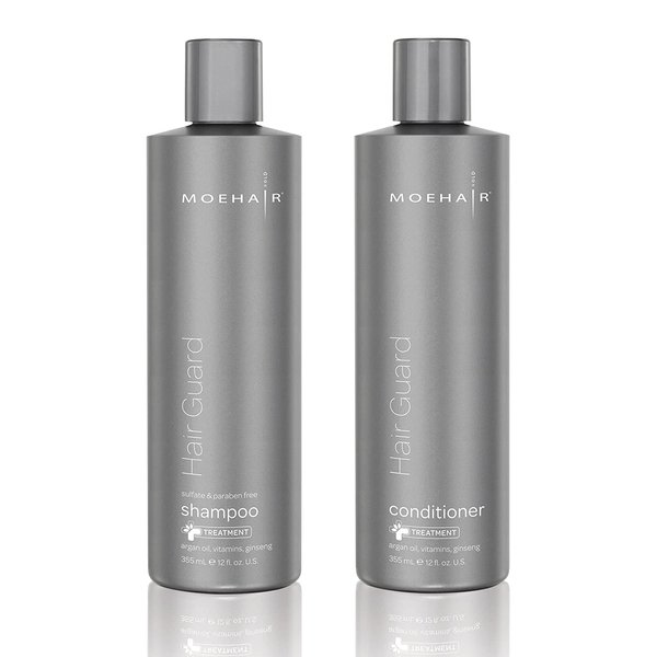 MOEHAIR Hair Guard Shampoo and Conditioner for Hair Loss | Hair growth shampoo and conditioner for women & men | Thickening Shampoo for thinning hair and hair loss | Hair Guard | Sulfate and Paraben Free Shampoo and Conditioner Set |12 Fl Oz