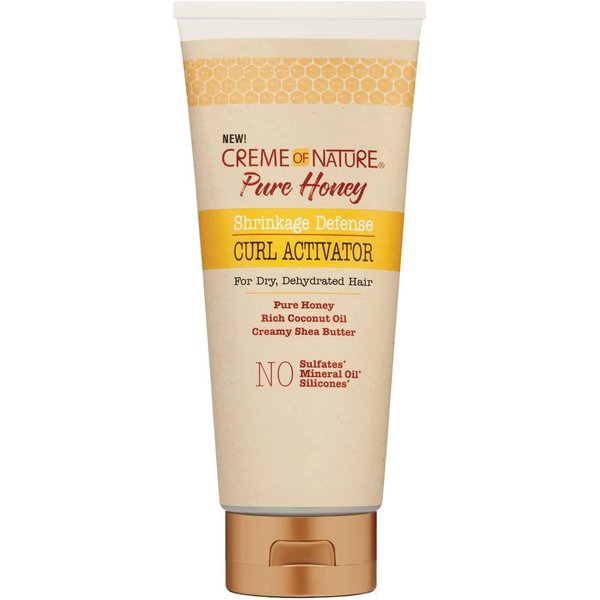 Creme Of Nature, Curl Activator Pure Honey, Coconut Oil And Shea Butter Formula, For Dry Dehydrated Hair, 10.5 Oz