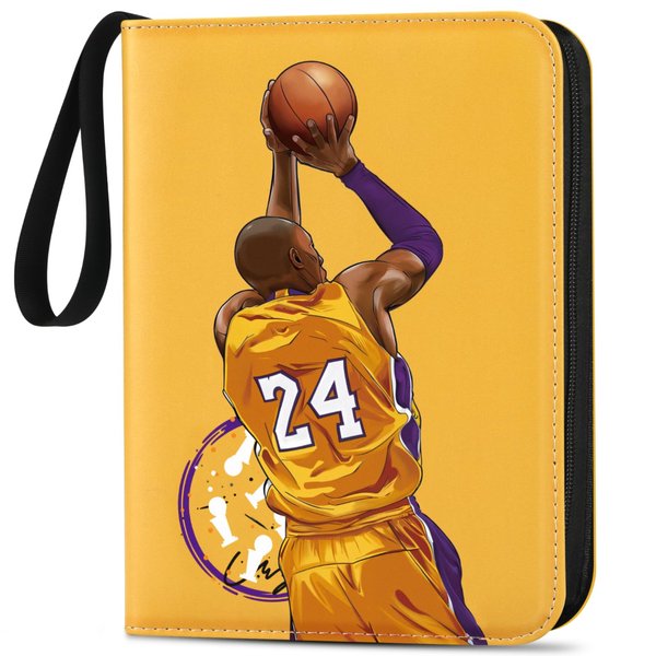 440 Pockets Basketball Card Binder for Basketball Trading Cards Collectors, Portable Waterproof Card Storage Bag with Removable Sleeves, Compatible with Basketball Sports Cards