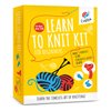 CraftLab Knitting Kit for Beginners, Kids and Adults Includes All Knitting Supplies: Wool Yarn, Knitting Needles, Yarn Needle and Instructions – Fantastic Gift