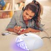 UV LED Nail Lamp, NAILGIRLS 150W Nail Dryer for Gel Nail Polish 4 Timer Setting with Automatic Sensor, UV Nail Light Curing Lamp for Home, Salon