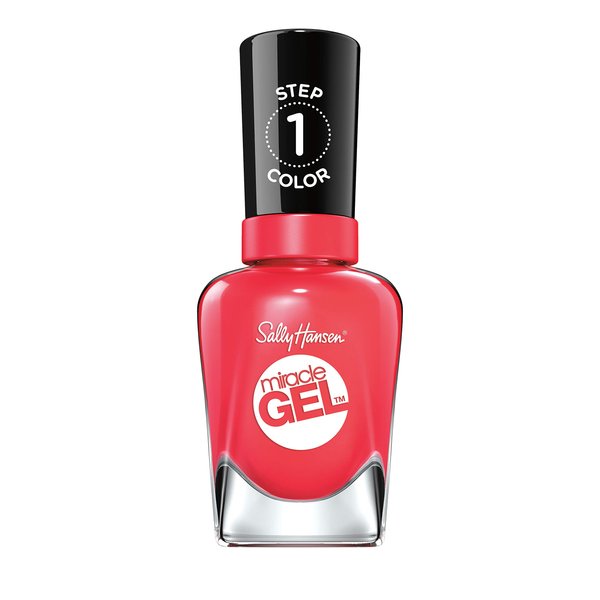 Sally Hansen Miracle Gel Nail Polish, Shade Redgy 419 (Packaging May Vary)