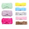 Simnice 8 Pack Microfiber Bowtie Headbands Facial Makeup Headband（Wide & Narrow） Spa Yoga Sports Shower Adjustable Elastic Cosmetic Bowknot Hair Band for Girls and Women