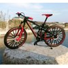 YEIBOBO ! Alloy Mini Downhill Mountain Bike Toy, Die-cast BMX Finger Bike Model for Collections (Black/Red)