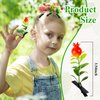 50 Pcs Sprout Clips Mixed Style Plant Hairpins Little Grass Sprout Hair Clips Butterfly Mushroom Hair Accessories Gift for Women Girls Kids Party School