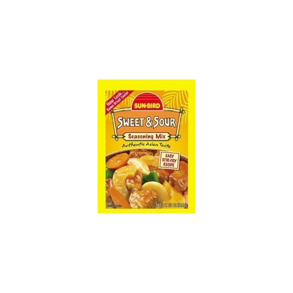 Sunbird Seasoning Mix Sweet Sour 0.87oz (4 Packs)