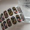 LabTabBa Semi Cured Gel Nail Strips - 20pcs Glaze Gel Nail Stickers, Salon Quality DIY Nail Wraps, Nail Stickers for Easy Application, UV Light Required