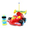 PowerTRC RC Remote Control Formula Racing Car with Racing Driver Action Figure for Boys & Girls (Red)