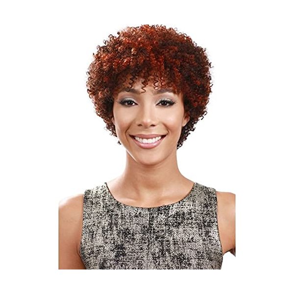 Bobbi Boss 100 Percentage Human Hair Wig MH1236 DISCO (2) 2 (Dark Brown)